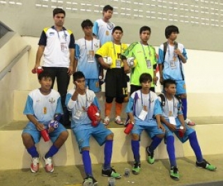 Equipe representa Mato Grosso do Sul no futsal masculino.
