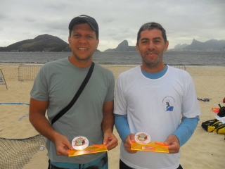 Rodrigo e Rosinaldo foram vice campeões na categoria C.