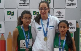 Gabriela Mendonça é destaque: garantiu três ouros