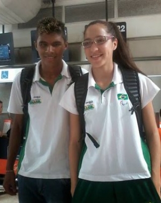 Davi Wilker de Souza e Gabriela Ferreira representam MS nos Jogos do Chile
