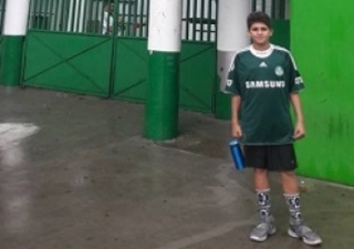 João Vitor Peralta Rossafa Pegado, 12 anos﻿, foi aprovado em uma seleção feita com outros 50 jovens do Brasil.