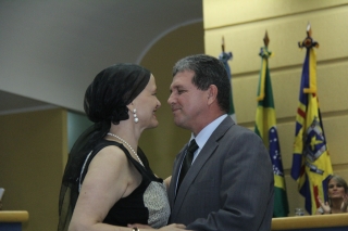 Rose e o marido, o sensei João Rocha.