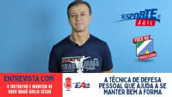 Esporte Ágil TV tem entrevista sobre Krav Maga com o Instrutor Giulio César