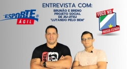 Brunão e Breno do Jiu-Jitsu em entrevista para o Esporte Ágil TV