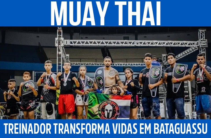 Treinador aposta no muay thai para formar atletas e transformar vidas em Bataguassu