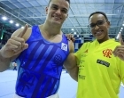 Rebeca Andrade e Caio Souza brilham no Brasileiro de Ginástica