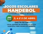 Jogos Escolares promovem o handebol na primeira semana de abril