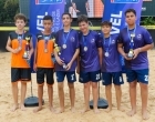 Colégio Anglo leva o troféu de campeão no Vôlei de Praia masculino e feminino