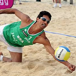 Sul-mato-grossense fatura ouro no Mundial de vôlei de praia na Finlândia