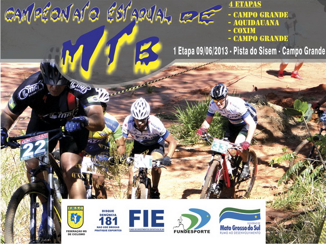 Primeira etapa do Estadual de Mountain Bike é neste domingo