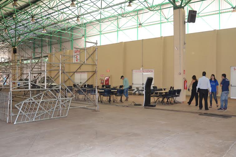 Sesi inicia montagem de estrutura para a Volta das Nações