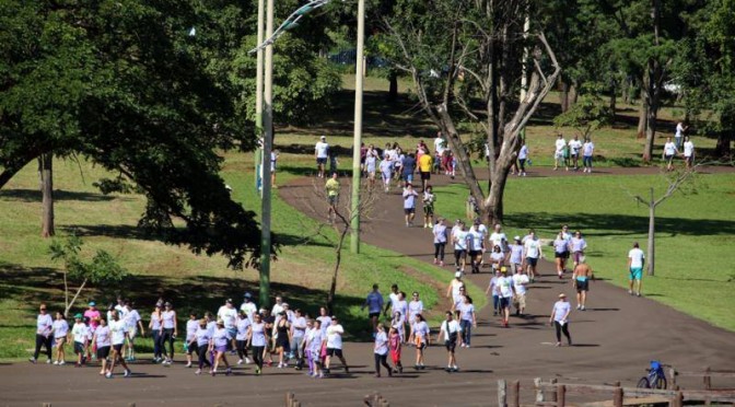 Caminhada do Servidor porporciona diversão para a família