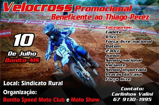 Bonito recebe corrida Promocional Beneficente no domingo