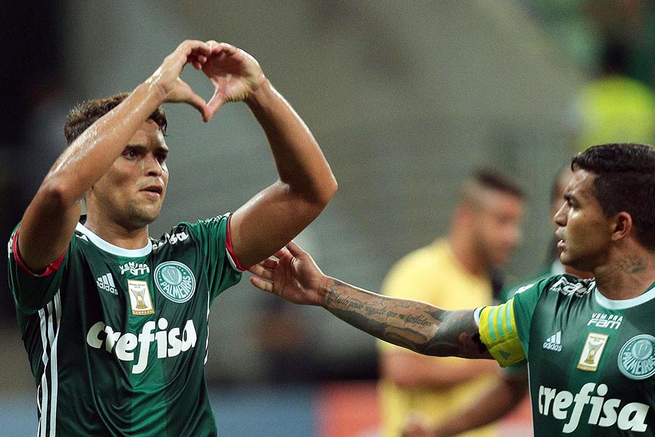 Com gols de Dudu e Jean, Palmeiras derrota o São Bernardo