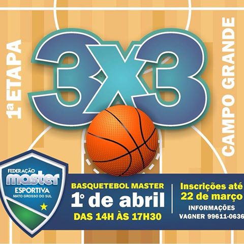 3x3 Máster agitará o ginásio do Sesc Camillo Boni