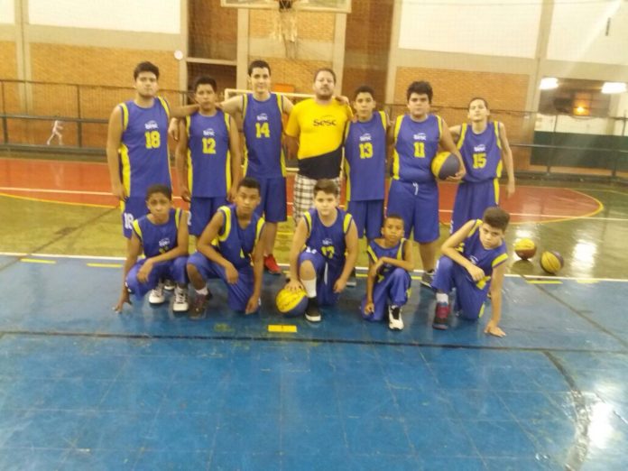 Equipe de Basquetebol do Sesc fica em 3º lugar no Campeonato Estadual