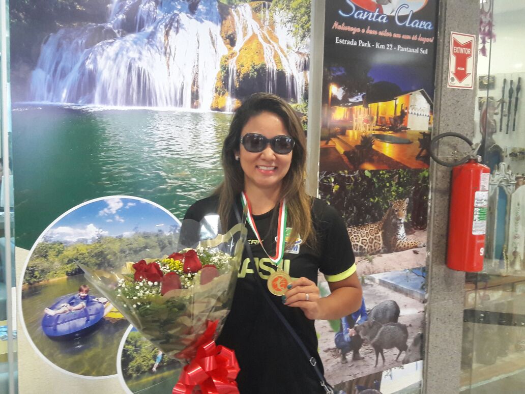 Campeã Mundial, atleta comemora ‘semente’ plantada na Itália
