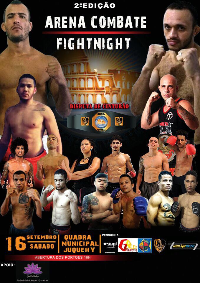 Atleta de MS disputa cinturão do Arena Combat Fight, em SP