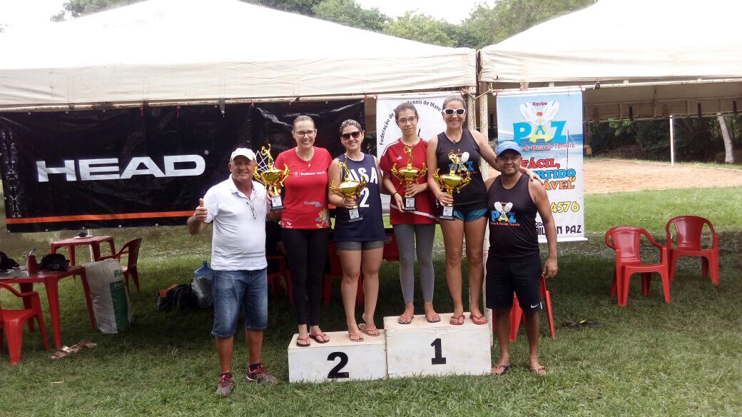 Definidos campeões da última etapa do estadual de beach tennis