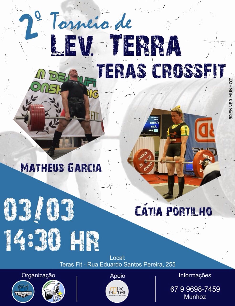 2º Torneio de Levantamento Terra reunirá 30 atletas na Capital