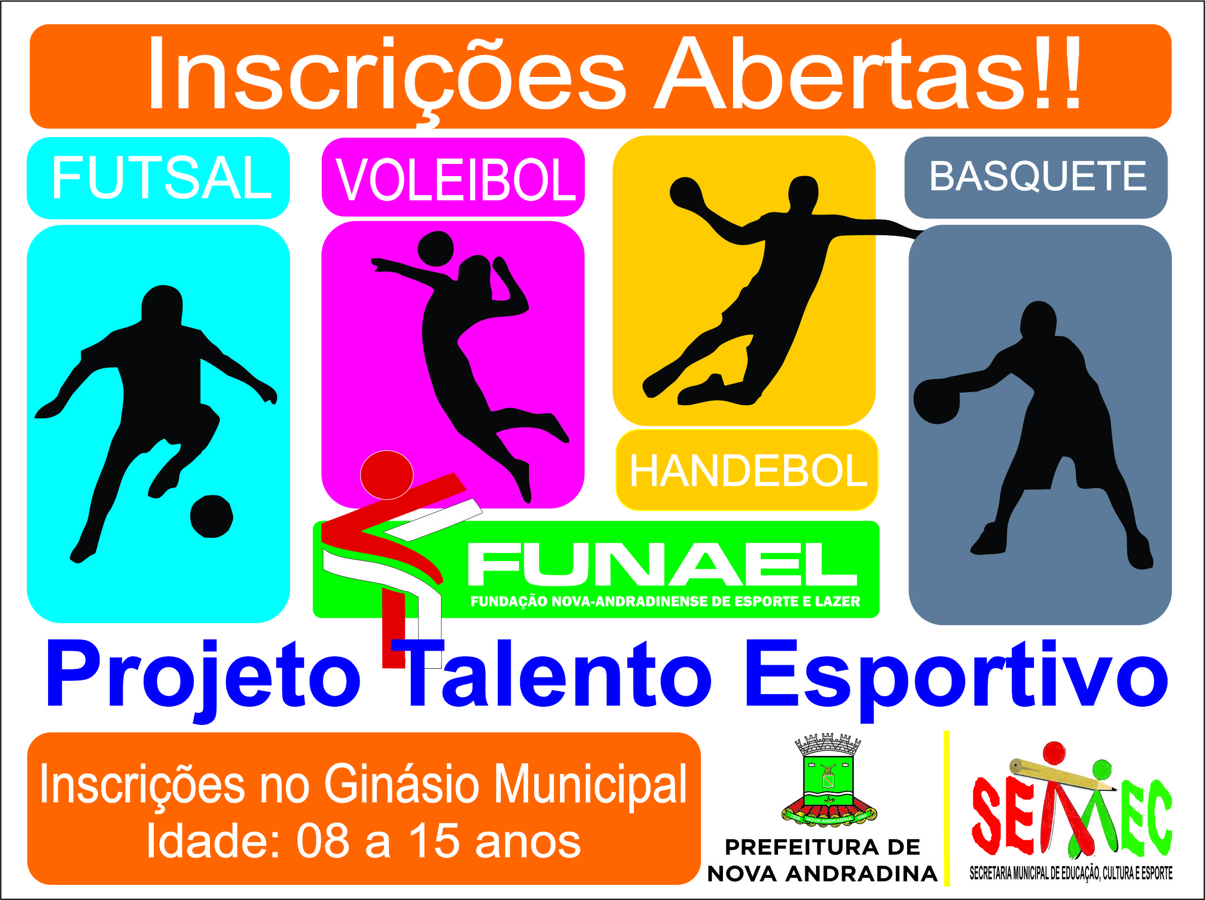 FUNAEL recebe inscrições para o Programa Talento Esportivo 