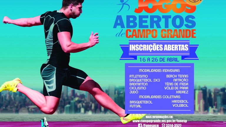 Jogos Abertos da Capital seguem com inscrições abertas