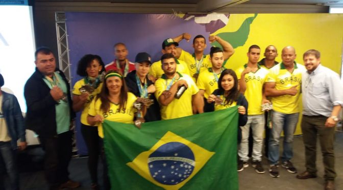 Atletas de Luta de braço brilham no Pan-americano em Campinas