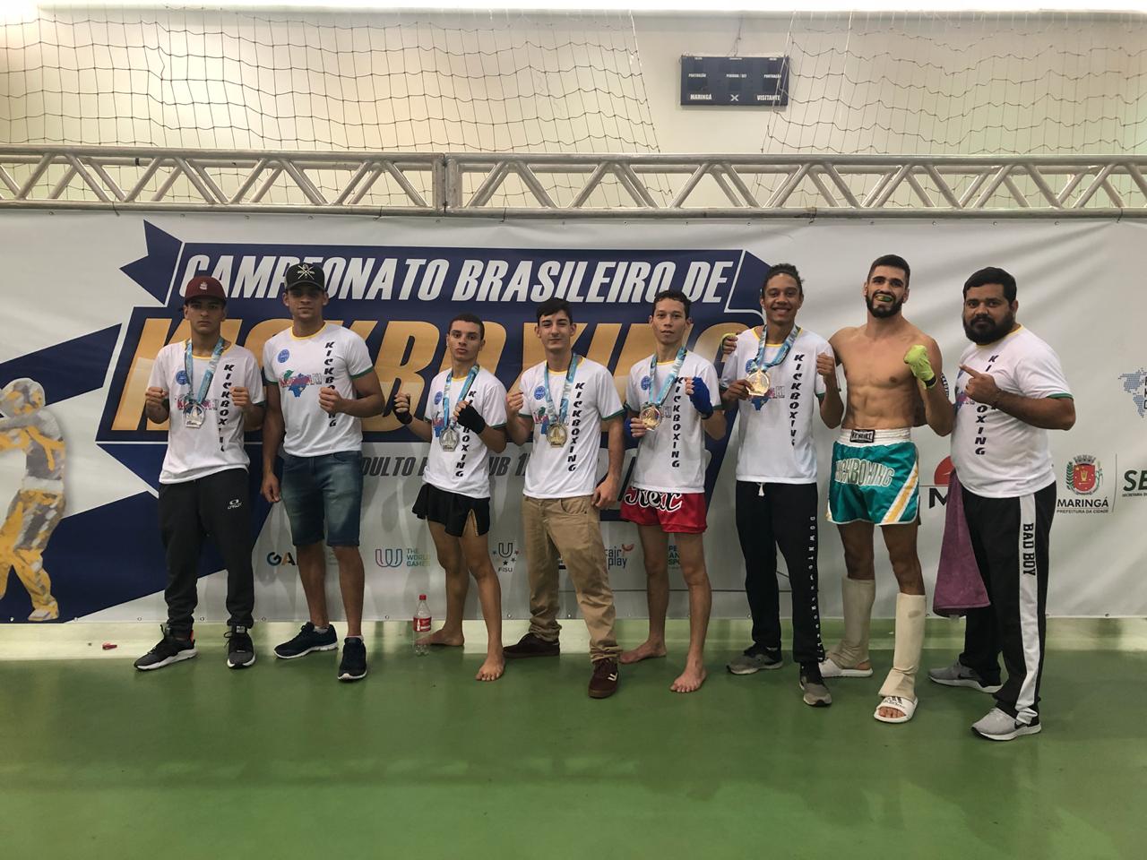 MS conquista 12 medalhas no Brasileiro de Kickboxing 
