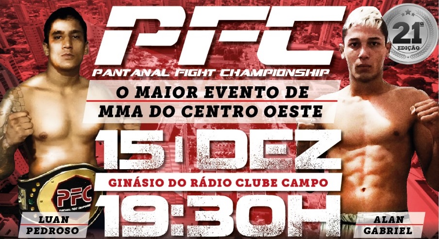 Pantanal Fight Championship será realizado no próximo dia 15