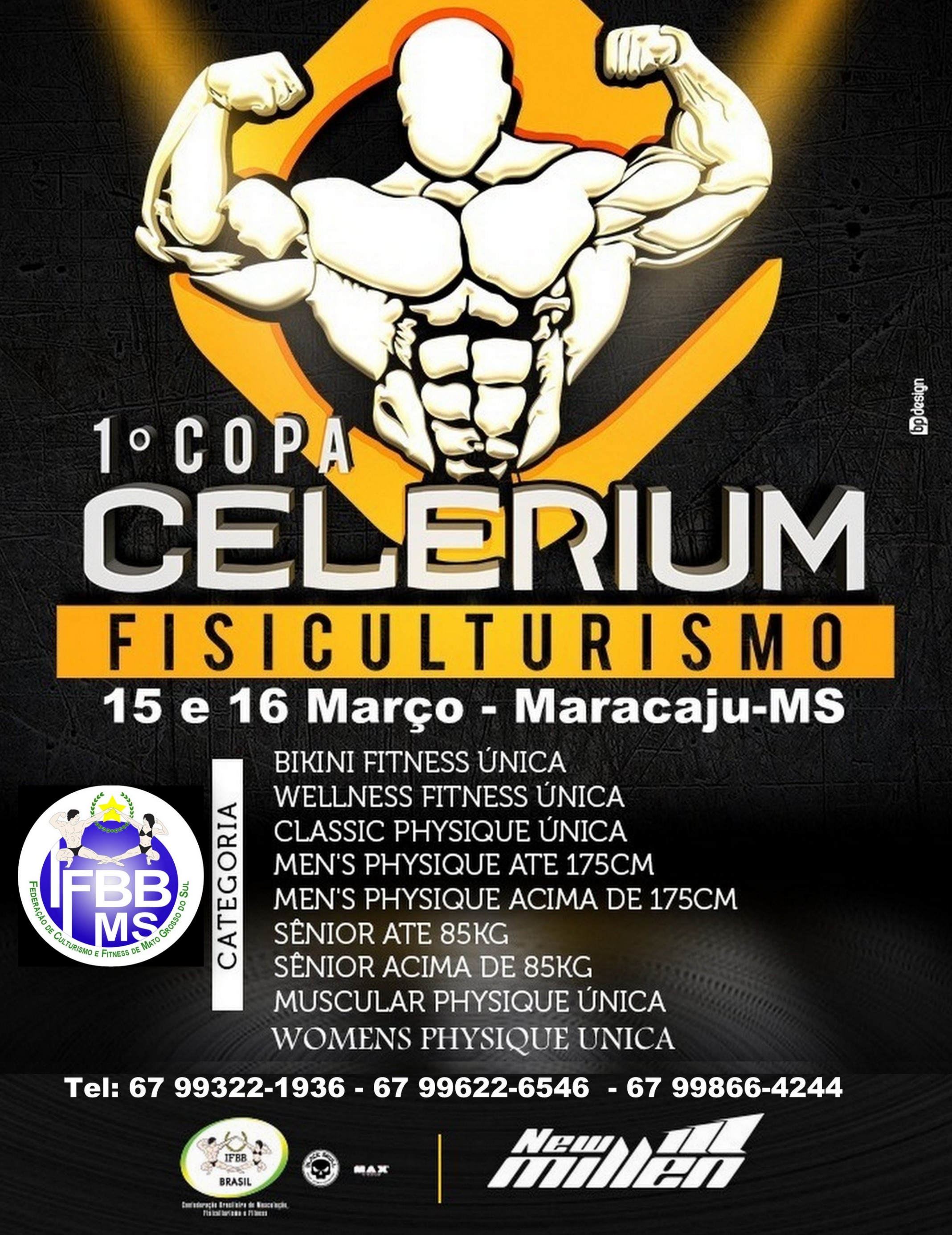 Maracaju recebe 1ª Copa Celerium IFBB no mês de março