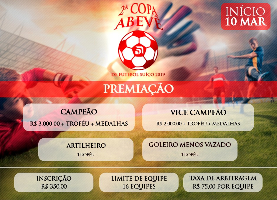 Abertas as inscrições para a 2ª Copa Abevê em Dourados
