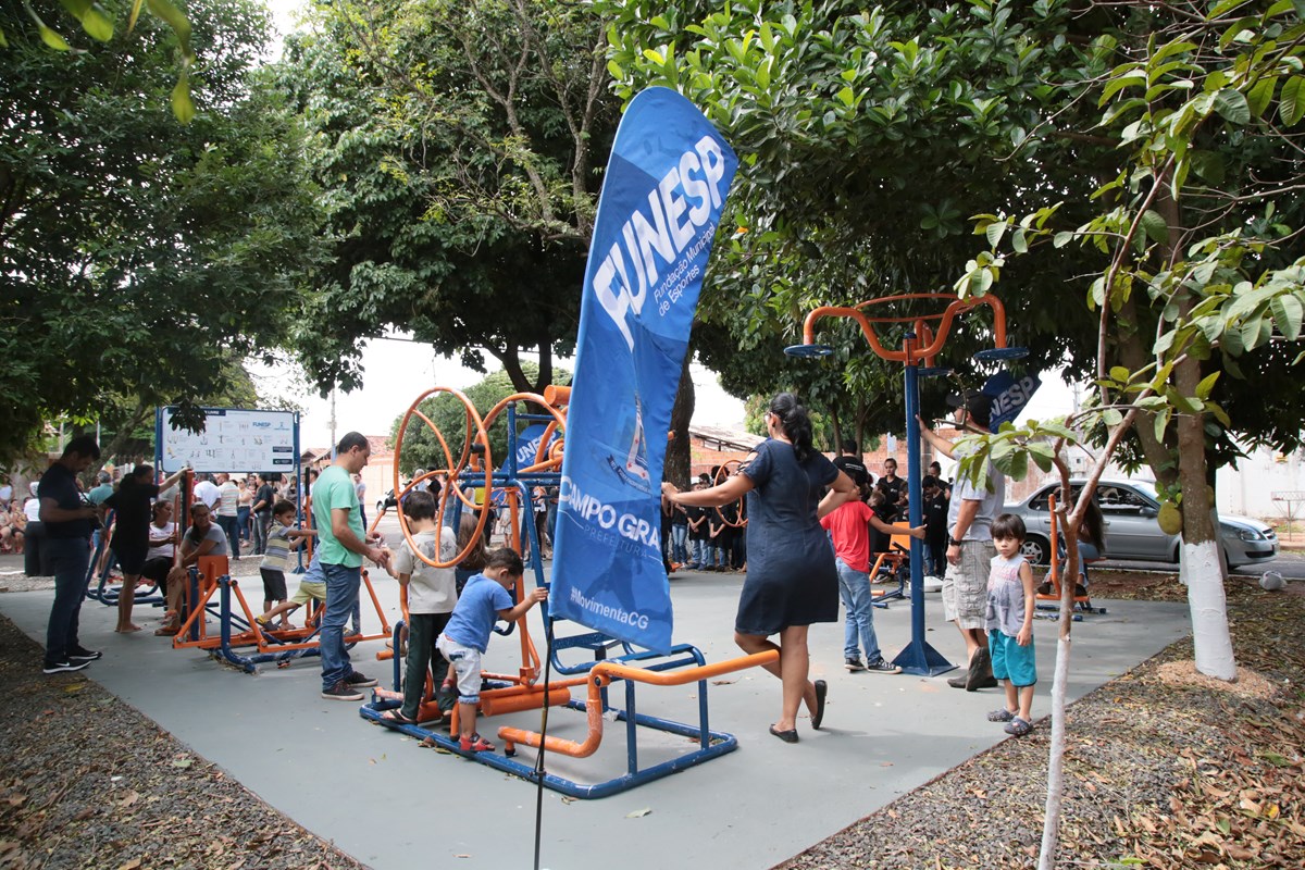 Academia ao ar live﻿ agrada moradores do Nova Bahia
