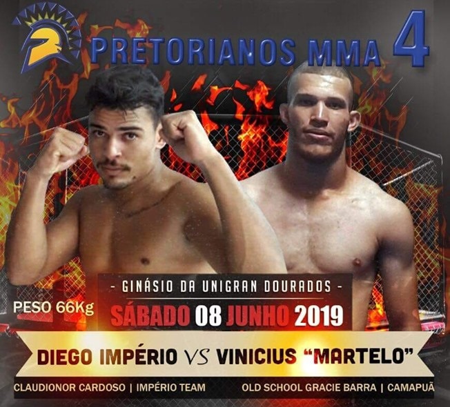 Vinicius Mattos vai a Dourados para o Pretorianos MMA