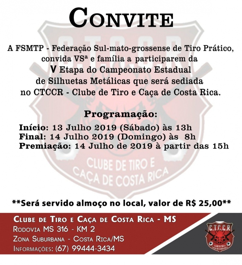 Campeonato Estadual de Silhuetas Metálicas acontece em Costa Rica