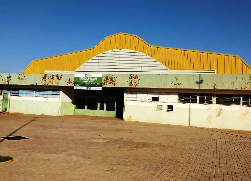 Ginásio Municipal de Brasilândia recebe reforma total