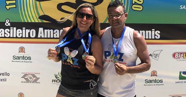 Atletas de MS trazem bronze de Torneio de Beach Tennis ASBT