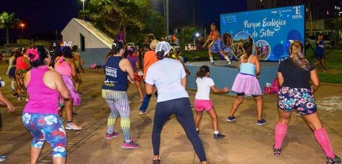 Campo Grande ganha novo palco para oficinas de ginásticas