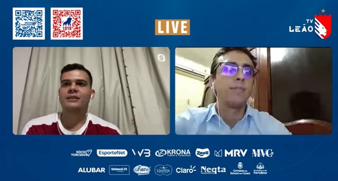 Fortaleza usa lives para 'bombar' programa de sócio-torcedor