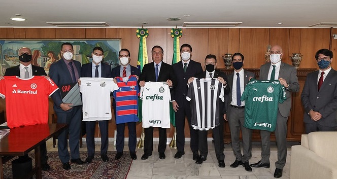 Bolsonaro recebe dirigentes de oito clubes para discutir MP