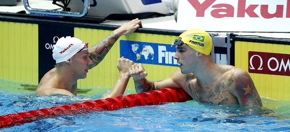 Bruno Fratus vence 50m livre na Liga Internacional de Natação