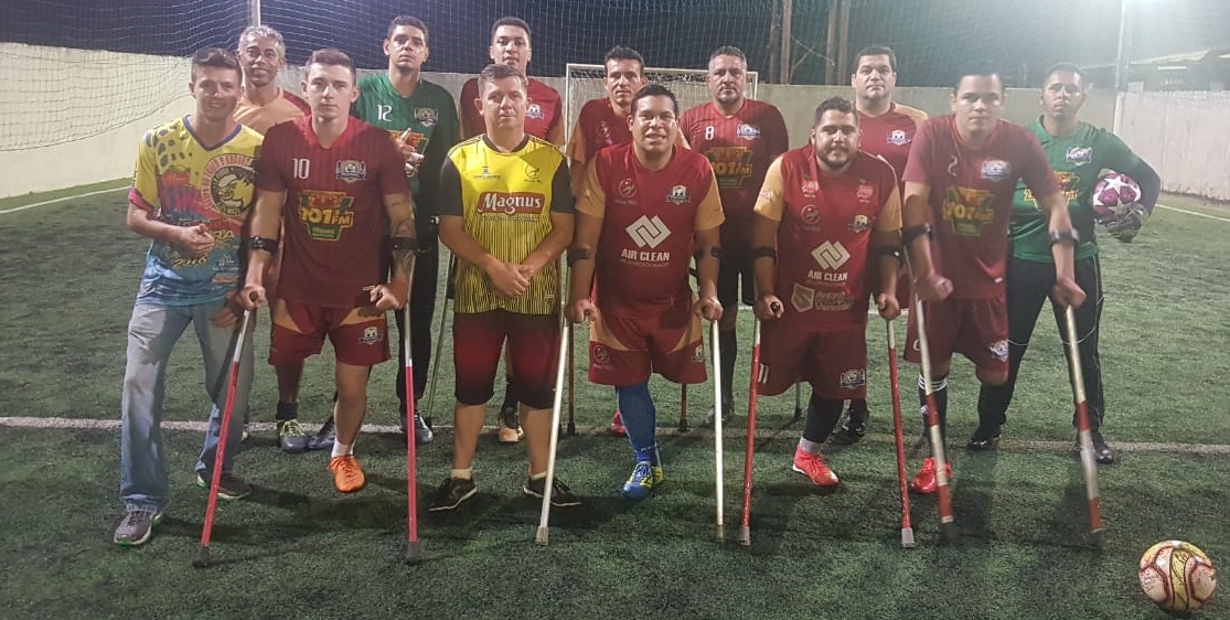Equipe sul-mato-grossense de futebol de amputados disputa quadrangular