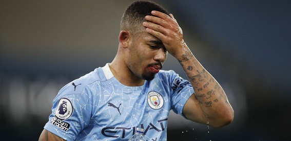 Gabriel Jesus testa positivo para Covid-19, e desfalca o City