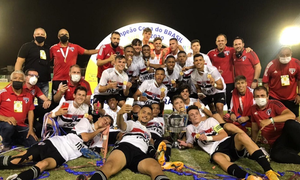São Paulo vence Fluminense e é campeão da Copa do Brasil Sub-17