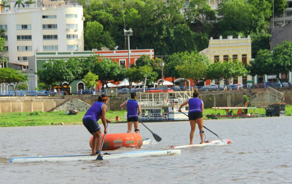 Segunda etapa do Circuito Funec de Stand Up Paddle teve percurso que primou pela técnica