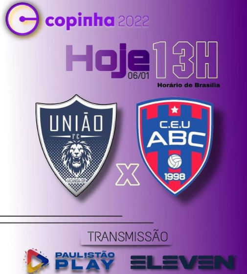 União ABC encara União Iacanga pela segunda rodada da Copinha 2022 