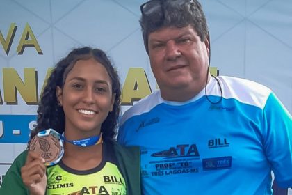 Atleta de TL conquista medalha de bronze durante competição