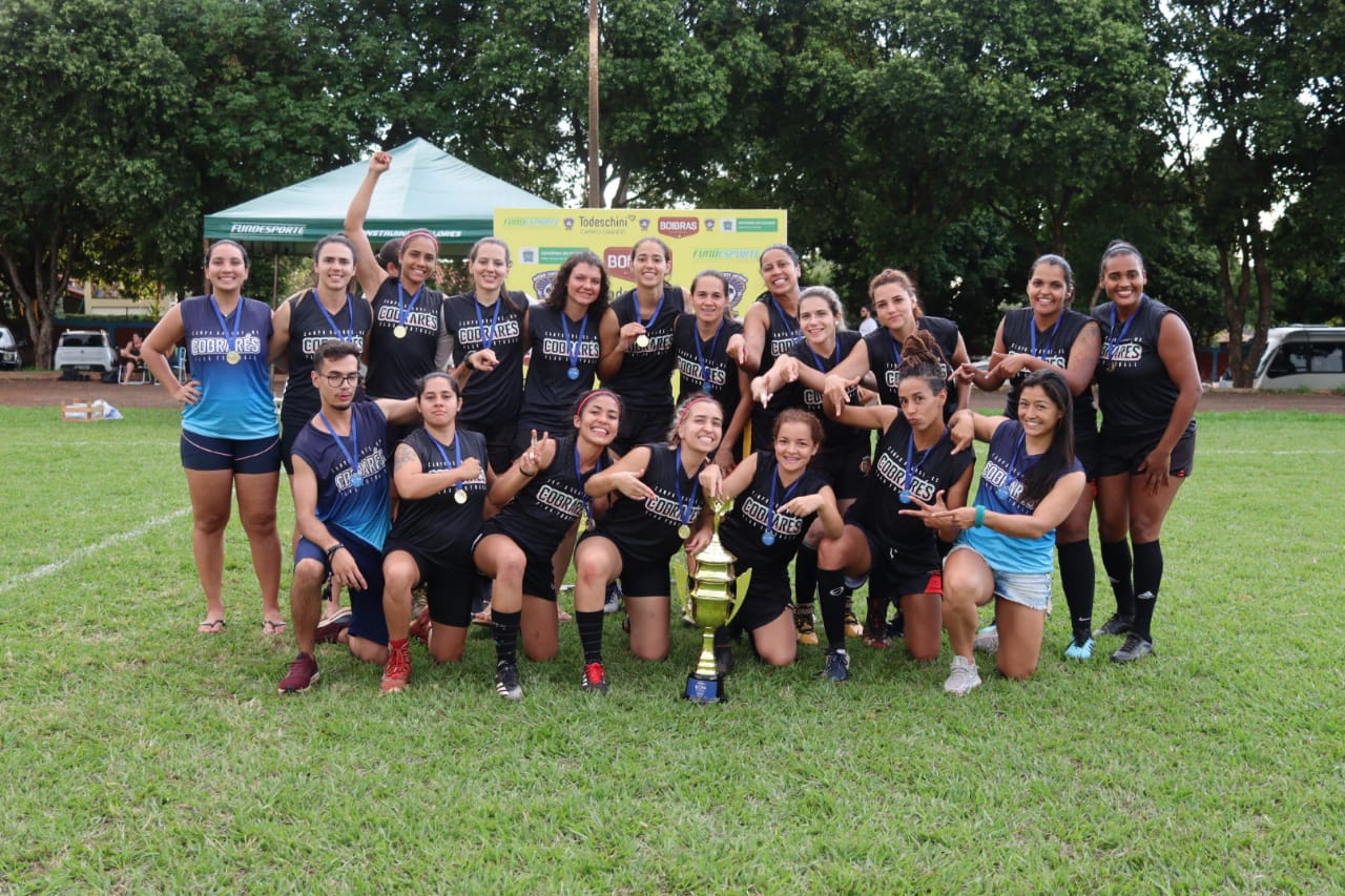 Equipe de MS vence 6 jogos e é campeã do regional de flag football
