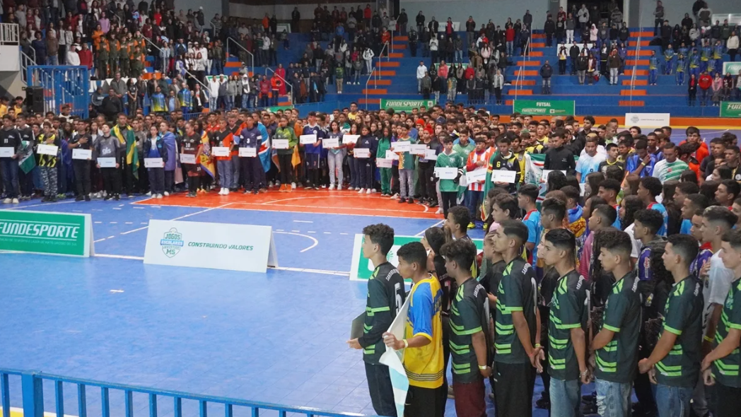 Cerimônia marca a abertura dos Jogos Escolares da Juventude de MS