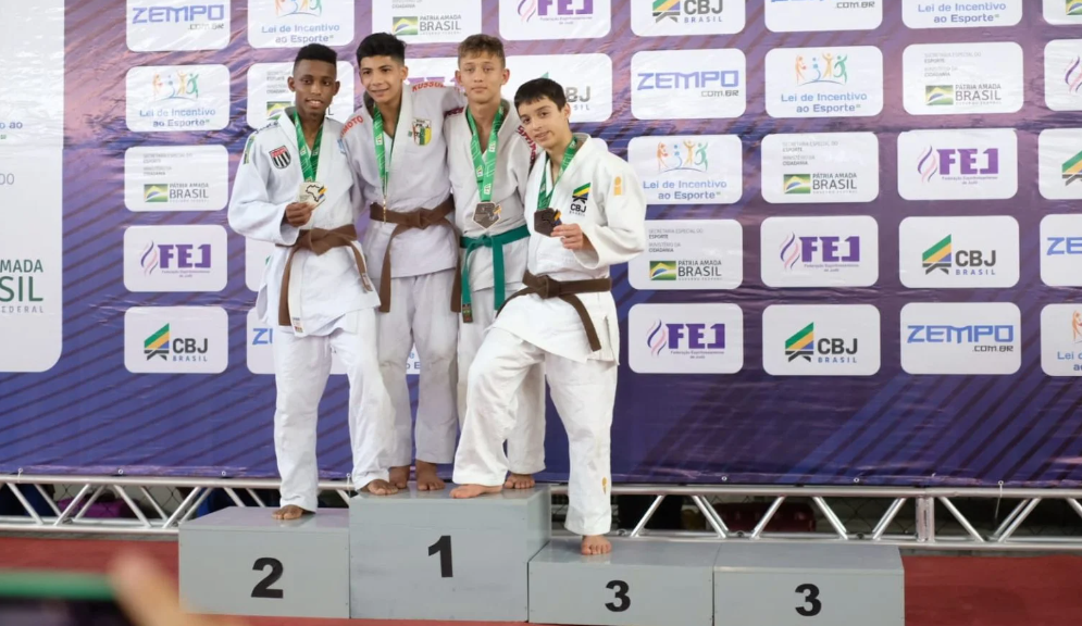 MS termina o Brasileiro Sub-18 de Judô com cinco medalhas
