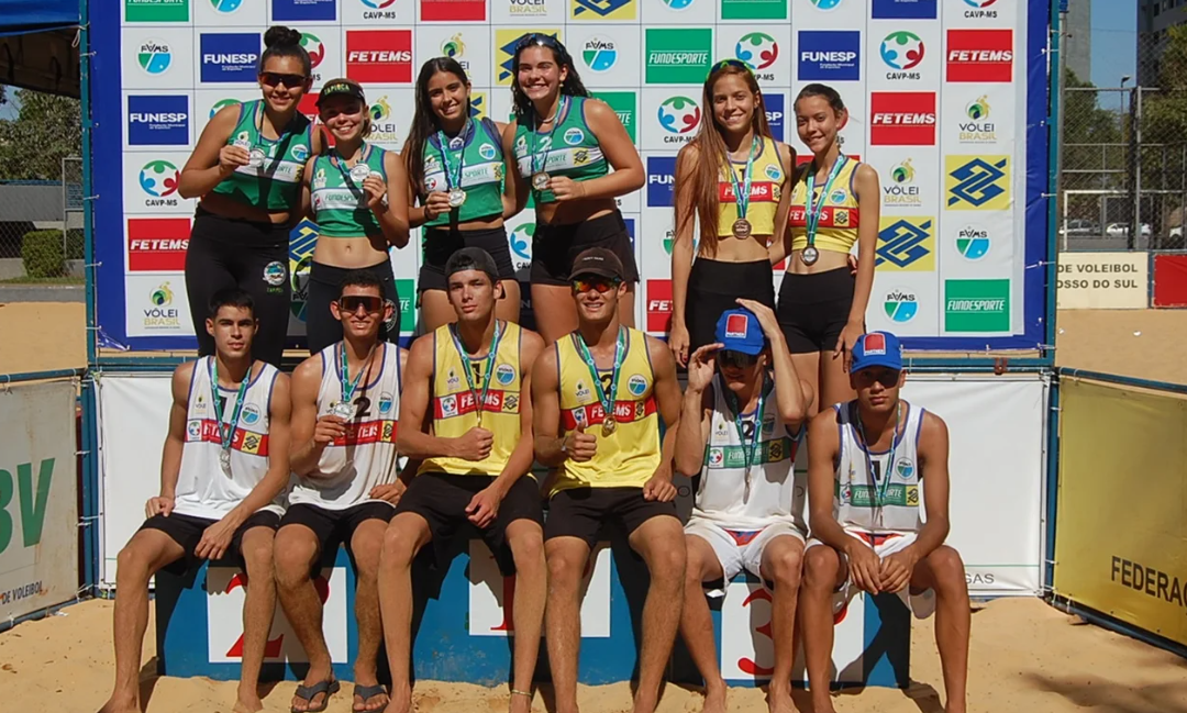 Mato Grosso do Sul e Goiás vencem o Centro-Oeste de Vôlei de Praia